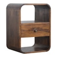 thumbnail image 4 of Mango Wood Material - Curved Edge for Aesthetic - Bedroom Nightstand - Sustainable Simple Design, 4 of 5