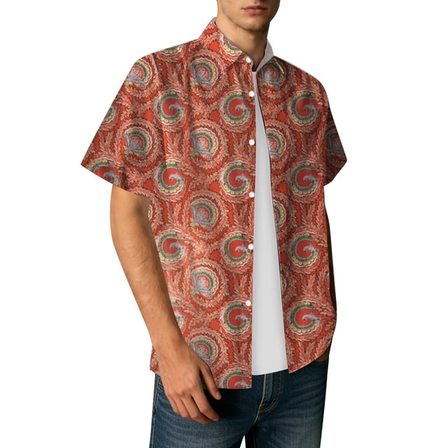 MDUKONU Chemise pour Homme Coupe Régulière Manches Courtes Résistante aux Plis Chemise de Fête Jaune TTTTG