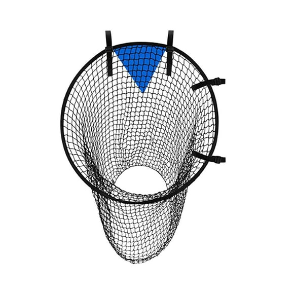 Soccer Goal Net | Top Bins Football Target | Foldable Design with Adjustable Straps and Buckles | Training Aid for Shooting Accuracy | Visible Score | 60x45x45cm | Yellow Mesh Bag Included