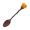 thumbnail image 1 of Natural Heart Spoon Long Handle Ice Coffee Dessert Spoon Stirring Spoon, 1 of 9