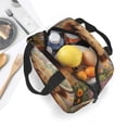 thumbnail image 4 of Lsque Cute Floral Cow Pattern Lunch Bag Women/Men Insulated Lunch Box,Small Leakproof Cooler Food Lunch Containers Reusable High Capacity Lunch Tote Bags, 4 of 6
