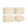 thumbnail image 1 of simhoa 28 Pieces Unfinished Wood Pieces 2mm Thick for Crafting Architectural Models, 1 of 8