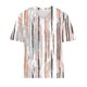 thumbnail image 3 of Hecho para Más Camisa de las Mujeres, Manga Corta con Cuello en V de Tamaño Más Grande, Camisa de Base de Impresión para las Mujeres, 3 of 6