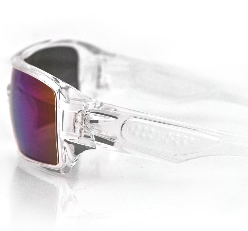 Bobster Paragon Sunglasses Clear Frame w/Blue Mirror Lens