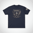 thumbnail image 5 of USA 250th Anniversary T-Shirt 1776-2026, Vintage Eagle American Flag Graphic Tee, Heavyweight Cotton Patriotic Shirt Unisex, 5 of 8