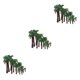 thumbnail image 4 of Naiovety 15pcs Mix Size Layout Model Train HO Palm Trees Scale N O Scenery Layout Z Type1 NO1, 4 of 6