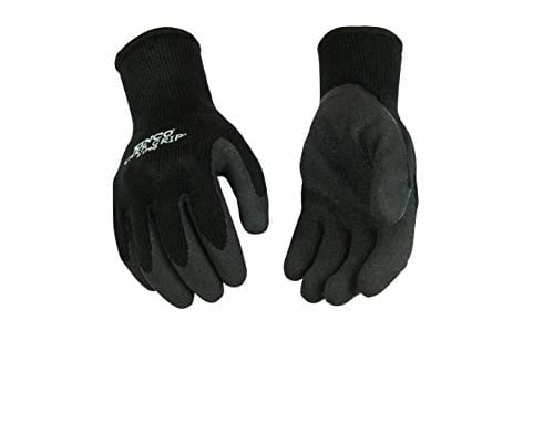 Large Kinco 1790-3PK-L Men's Cold Weather Latex Coated Knit Glove 3 Pair Pack 