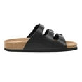 thumbnail image 2 of Cushionaire Lela Cork Footbed Sandal for Women - Triple Band Slide Sandal with Genuine Suede Insoles and +Comfort, 2 of 6