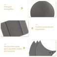 thumbnail image 3 of 14pcs Drum Mute Pad Mats Silencer Drum Head Pads Belt Mats for Drum (Black), 3 of 4