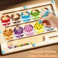thumbnail image 6 of Danhjin Maze Ball, Magnetic Color & Number Maze for Toddlers 3-5 Years Old, Wooden Color Matching Counting Puzzle Board for Fine Motor Skills Learning, Christmas Gifts, 6 of 9