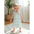 thumbnail image 4 of BemeyourBBs Little Girl Tank Dress Golf Cart Zipper Collared Sleeveless Dress, 4 of 9