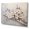 thumbnail image 2 of Designart "White Apple Blossom Minimalism" Apple Blossom Wall Art Prints, 2 of 7
