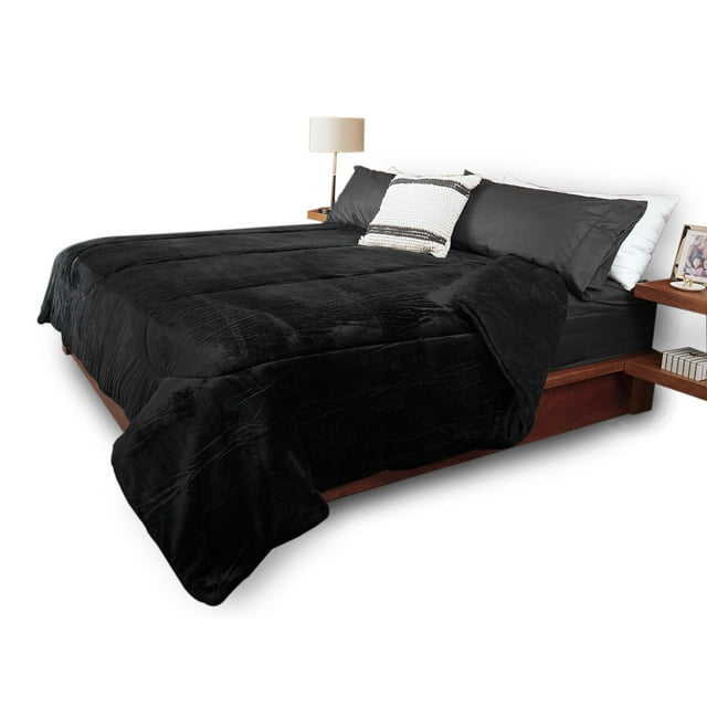 Cobertor Térmico Matrimonial Negro Liso Dormireal