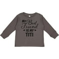 thumbnail image 3 of Inktastic My Best Friend is My Titi with Hearts Boys or Girls Long Sleeve Toddler T-Shirt, 3 of 5