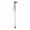 Silver, variant on Crutch,Portable Hand Stick Sticks Non-slip 4 Adjustable Canes With 4 Adjustable Canes Alloy Cane Portable Cane Portable Hand Canes With Handle Crutch Siuke Stick Alloy Fapao