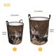 thumbnail image 3 of Fotbe Cat Family Cesto de Ropa con Asas, Cesto Impermeable de Gran Capacidad, Bolsa de Lavado para Dormitorio, Cesto de Ropa con Ruedas y Asas-Small, 3 of 6