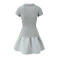 thumbnail image 2 of POLO Patchwork Tricoté pour Femmes Robe de TENNIS MINI avec Ourlet SCUBA, 2 of 4