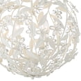 thumbnail image 5 of MSL-316-MT Crystorama Lighting Marselle - 6 Light Pendant-23 Inch Tall and 22 Inch Wide-Matte White Finish, 5 of 8