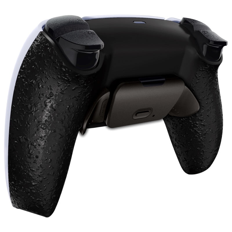 eXtremeRate Textured Black Real Metal Buttons RMB RISE V3 Remap Kit for PS5 Controller BDM-030 040 050, Upgrade Board Redesigned Bottom Shell Programable Back Buttons for PS5 Controller -NO Controller