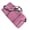 Pink, variant on Foldable Gym Duffel Bag with Shoe Compartment, Travel Carry On Luggage, Expandable Sports Bag, Water-Resistant Cationic Fabric, Unisex, Pink