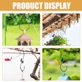 thumbnail image 2 of Miangastore Metal Outdoor Hanger S-Shaped Simple 4Pcs 11.8X5.5X0.2In, 2 of 8