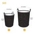 thumbnail image 4 of Uemuo Doodle Dinosaur Pattern Circular Laundry Hamper Basket with handles,Collapsible laundry basket,Large capacity laundry hamper,Laundry Organizer-Medium, 4 of 8