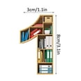 thumbnail image 2 of Christmas Pendant Book Storage Rack Party Home Decoration Creative DIY Acrylic With LED Light Hanging Ornament, 2 of 18
