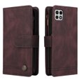 thumbnail image 3 of Case for Samsung Galaxy A22 5G Cover Zipper Pocket Wallet Case Magnetic Protective - Braun, 3 of 5