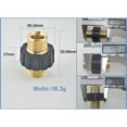 thumbnail image 4 of High pressure cleaner M22*1.5 outer wire butt joint 14-hole to 15-hole adapter, 4 of 7