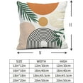 thumbnail image 3 of Boho Pillow Covers 20x20 Set of 2, Bohemian Mid Century Style Farmhouse Decorations Throw Pillow Covers Abstract Beige Art Outdoors Decorative Cushion Case for Couch Sofa Home, 3 of 6