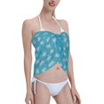thumbnail image 4 of KLL Sea Turtle Print Women's Sarong Coverups Short Bathing Suit Wrap Skirt Beach Wrap Swimsuit Cover Ups, 4 of 6