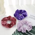 thumbnail image 4 of 20 Pcs Hair Scrunchies Velvet Elastic Hair Bands Scrunchy Hair Ties Ropes Scrunchie for Women or Girls Hair Accessories - 20 Assorted Colors Scrunchies (Mixed Color), 4 of 7