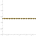 thumbnail image 5 of Solid 10k Yellow Gold 3.0mm Diamond-Cut Quadruple Rope Chain Necklace 18" - with Secure Lobster Lock Clasp, 5 of 5