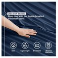 thumbnail image 3 of KriKac XL Sheets Set - 3 Piece XL Bed Sheets, Deep Pocket, Hotel Luxury, Extra Soft, Breathable and Cooling, Navy Blue XL Sheet Set, 3 of 9