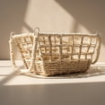 thumbnail image 5 of LEHOZIHEQ Extra Large Wicker Baskets with Handles, Hyacinth Basket, Baskets for Organizing, Water Hyacinth Storage Basket, Wicker Storage Baskets for Shelves, Woven Baskets, 5 of 7