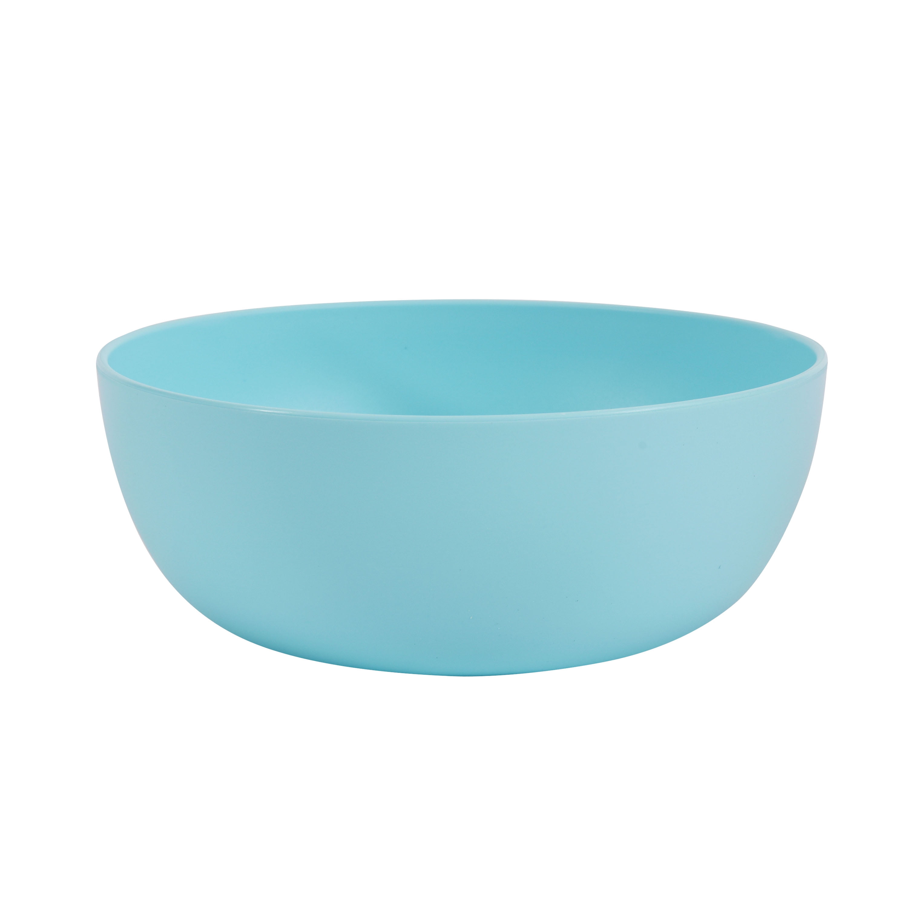Mainstays 38-Ounce Round Plastic Cereal Bowl, Teal