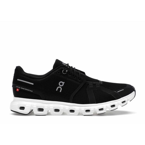 On Women's Running Cloud 6 Black White Shoes, from StockX