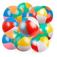 thumbnail image 1 of Pelotas de playa inflables Coogam de 20 a 30 cm, 10 unidades, colores del arcoíris, 1 of 7