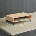 thumbnail image 2 of U Brands Verona Desk Monitor Stand with Storage, 16.5 x 10.3 x 5 in., Bamboo, 2 of 8