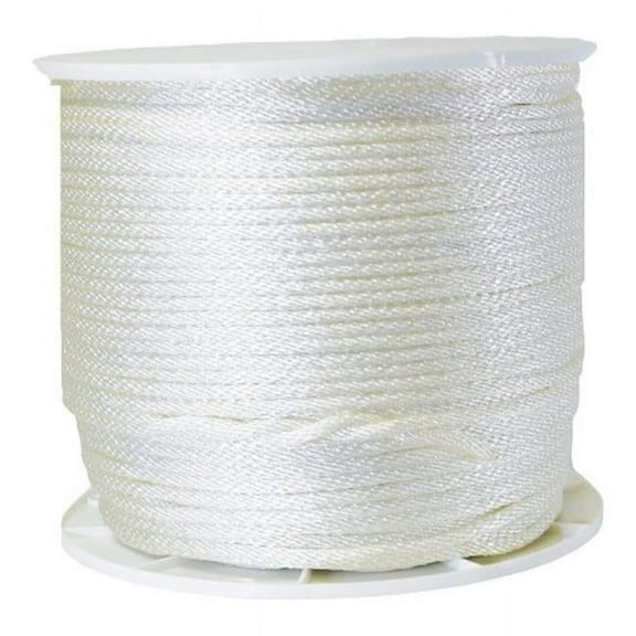 Wellington G1016S1000S Solid Braid Rope Nylon - White