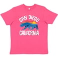 thumbnail image 3 of Inktastic San Diego California Bear Sunset Youth T-Shirt, 3 of 5