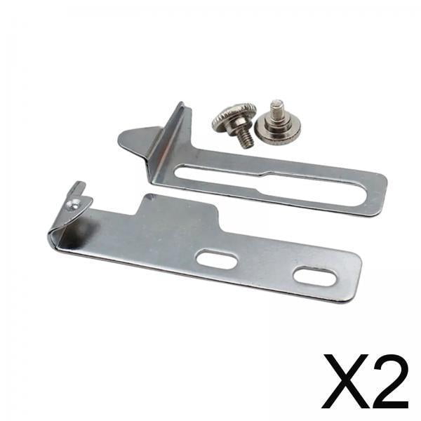 Guía de borde,Guía de borde para máquina de coser Tornillos calibre de costura,Máquina de coser doméstica Posicionamiento de pared lateral,Pulsera prensatelas para pespunte Dobladillo