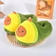 thumbnail image 1 of Zapatillas cálidas novedosas, cómodos de invierno divertidos de suave con forma de aguacate para mujer para dormitorio, casa, , a Salvador pantuflas de aguacate, 1 of 8