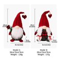 thumbnail image 2 of Valentine's Day Gnome Decor Gnomes Gift Love Gnomes Plush Decor, 2 of 5