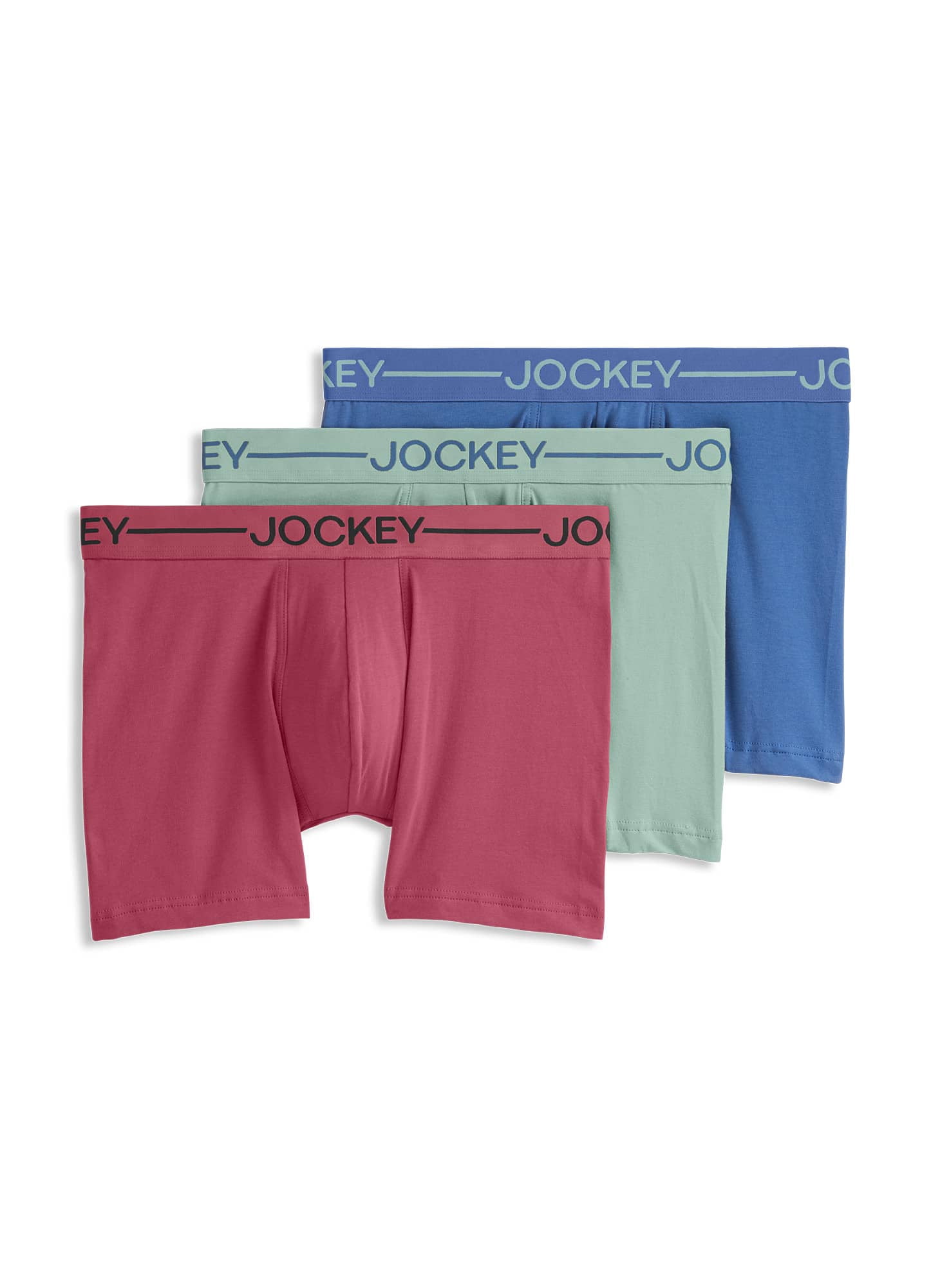 Jockey Coffre Extensible en Coton Biologique 4 Pouces - Lot de 3