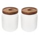 thumbnail image 1 of 2 piezas de frasco de almacenamiento de especias con tapa, recipiente de almacenamiento de alimentos con sello, soporte para alimentos, 1 of 6