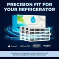 thumbnail image 2 of Mist Refrigerator Fresh W10311524 Air Filter Replacement for Whirlpool, W10311524, AIR1, Maytag, Kitchenaid and Jenn-Air, FreshFlow Air Filter, 4-Pack Whirlpool Replacement Air Filter, 2 of 8