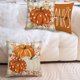 thumbnail image 1 of Fundas de almohada de Acción de Gracias 18x18 pulgadas - 3 estilos Fundas de lino para decorar el sofá, funda de cojín de lino naranja con cremallera invisible, 1 of 6
