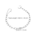 thumbnail image 2 of BESTYASH 6Pcs Stainless Steel Toilet Flapper Chain Replacement Kit for Durable Toilet Tank Parts, 2 of 8
