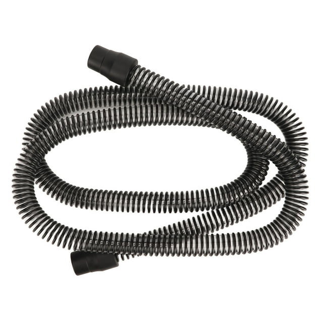 Manguera para respirador de alta flexibilidad, suavizante, protector facial interior, tubo de conexión negro